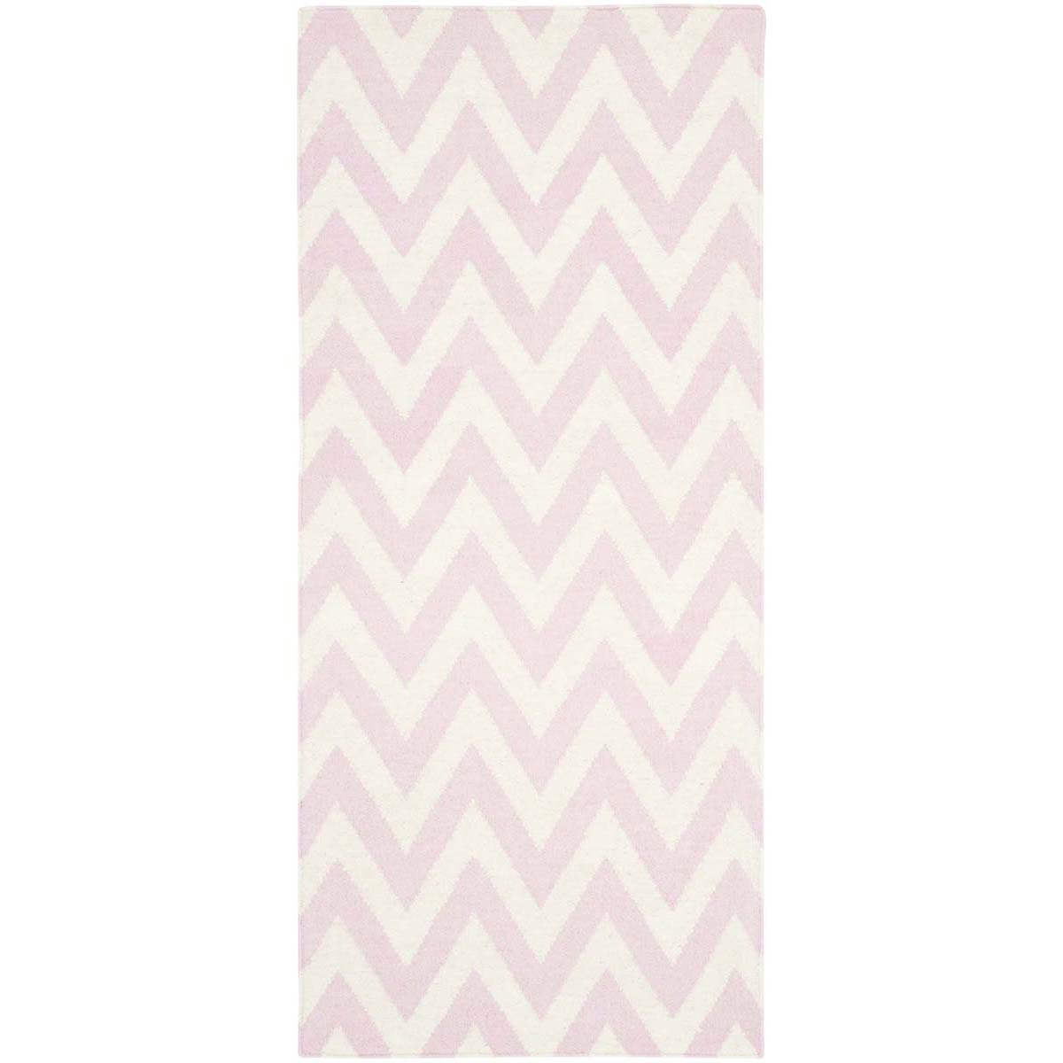 Safavieh Dhurries 557 Rug, DHU557 - Pink / Ivory