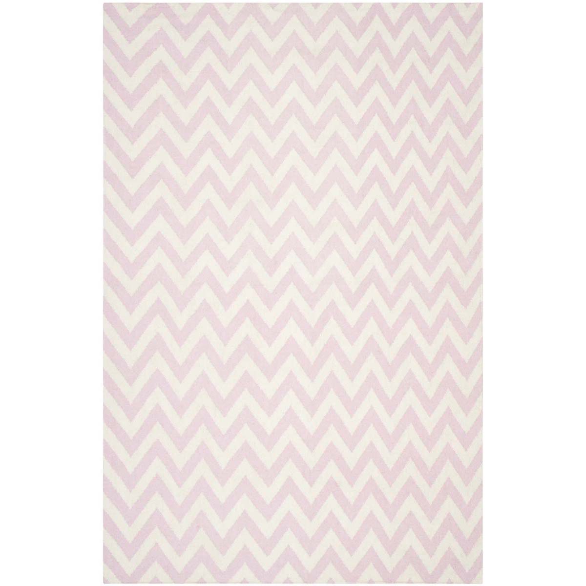 Safavieh Dhurries 557 Rug, DHU557 - Pink / Ivory