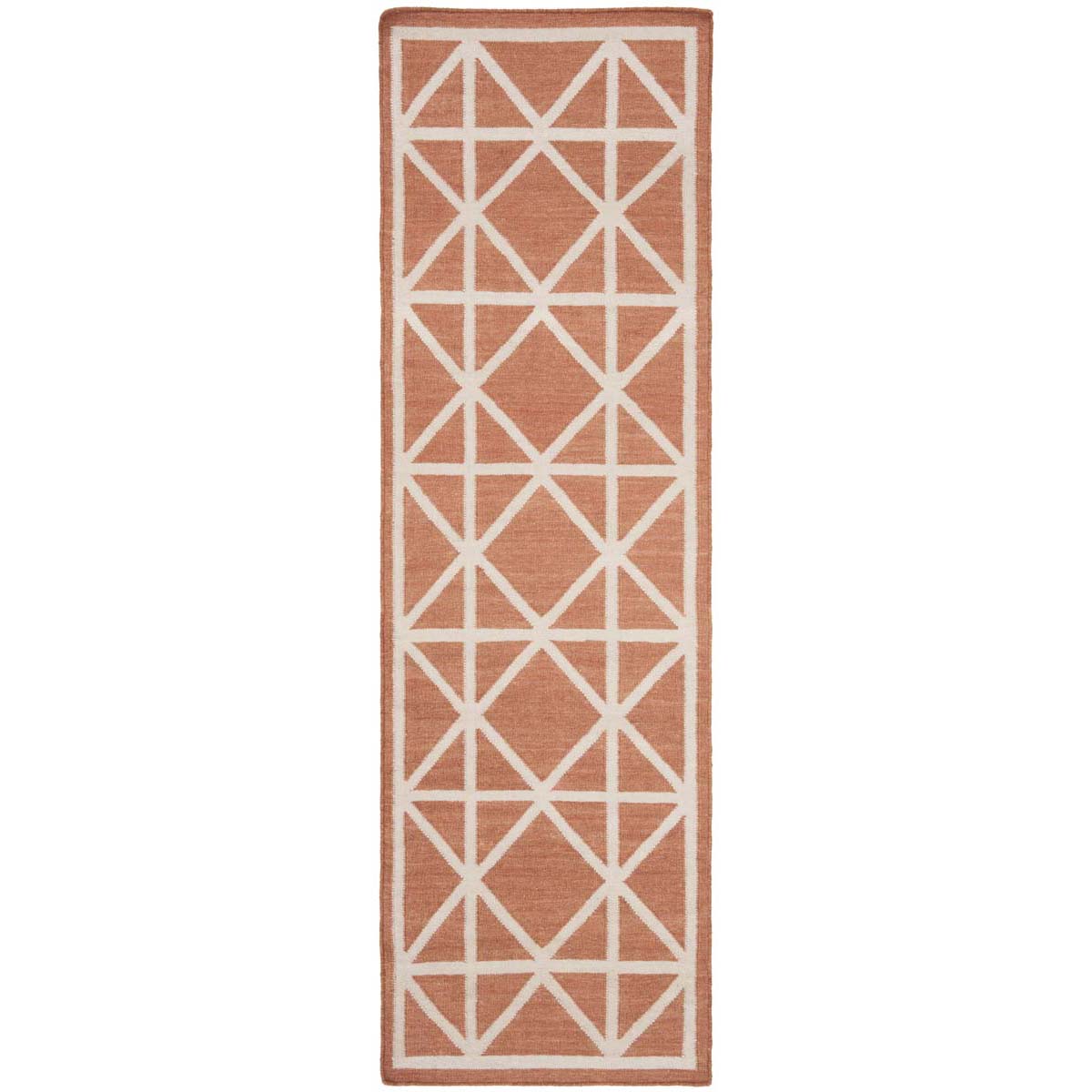 Safavieh Dhurries 558 Rug, DHU558 - Red / Ivory