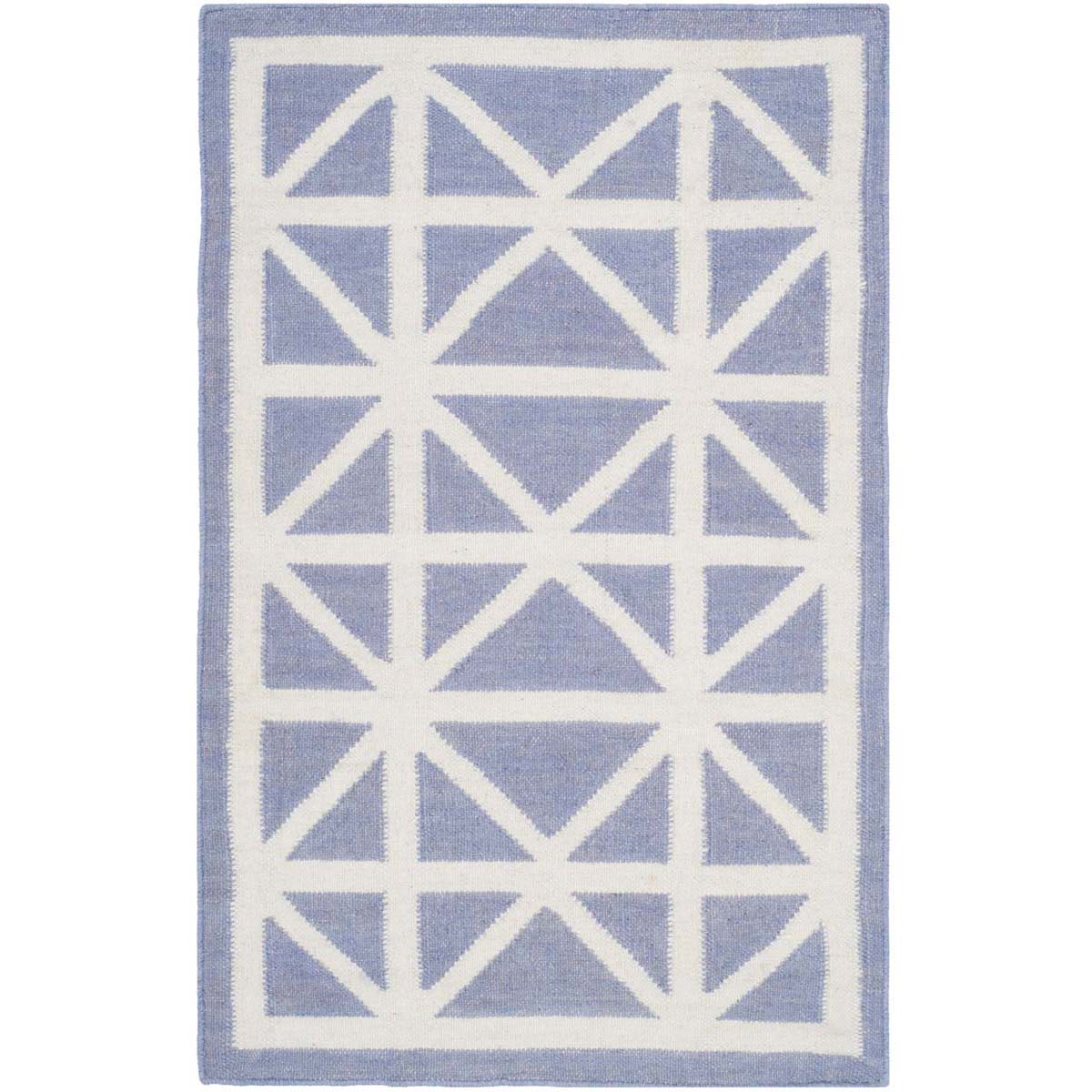 Safavieh Dhurries 558 Rug, DHU558 - Purple / Ivory