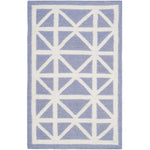 Safavieh Dhurries 558 Rug, DHU558 - Purple / Ivory