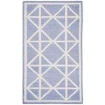 Safavieh Dhurries 558 Rug, DHU558 - Purple / Ivory