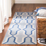 Safavieh Dhurries 559 Rug, DHU559 - Light Blue / Dark Blue