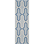 Safavieh Dhurries 559 Rug, DHU559 - Light Blue / Dark Blue