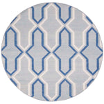 Safavieh Dhurries 559 Rug, DHU559 - Light Blue / Dark Blue