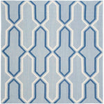 Safavieh Dhurries 559 Rug, DHU559 - Light Blue / Dark Blue