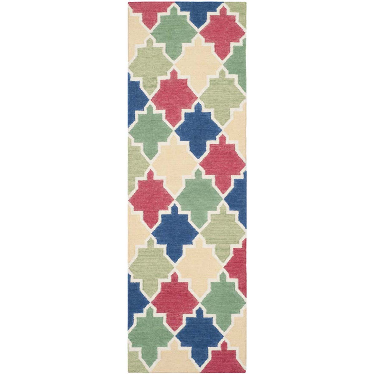 Safavieh Dhurries 561 Rug, DHU561 - Blue / Multi