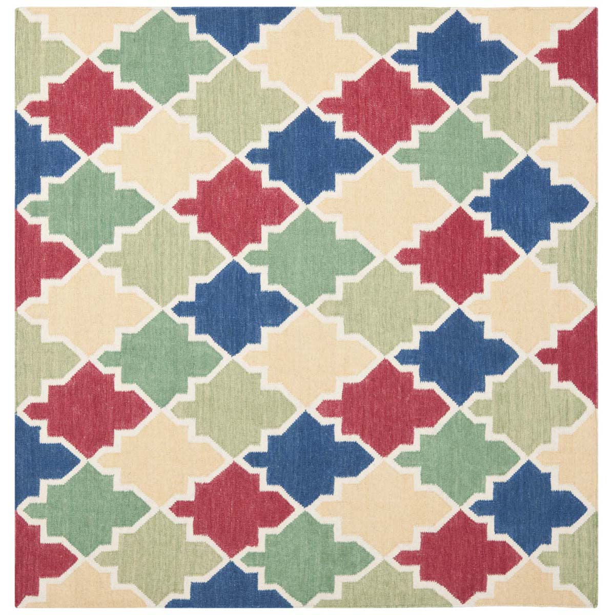 Safavieh Dhurries 561 Rug, DHU561 - Blue / Multi