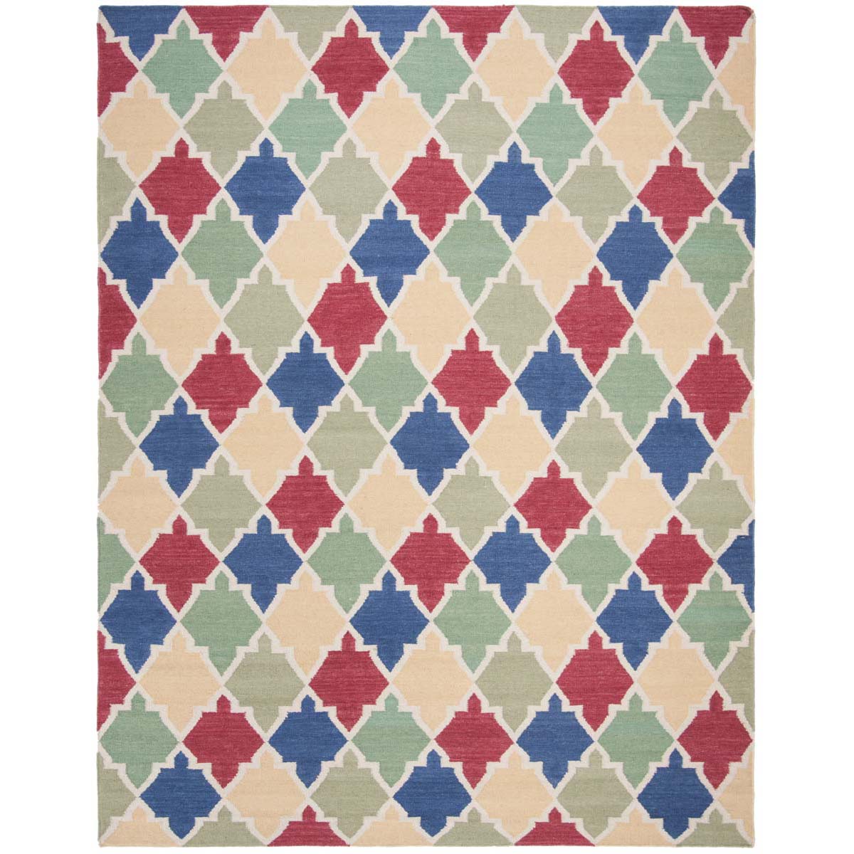 Safavieh Dhurries 561 Rug, DHU561 - Blue / Multi