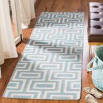 Safavieh Dhurries 562 Rug, DHU562 - Light Blue / Ivory