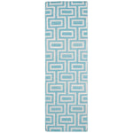 Safavieh Dhurries 562 Rug, DHU562 - Light Blue / Ivory