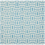 Safavieh Dhurries 562 Rug, DHU562 - Light Blue / Ivory