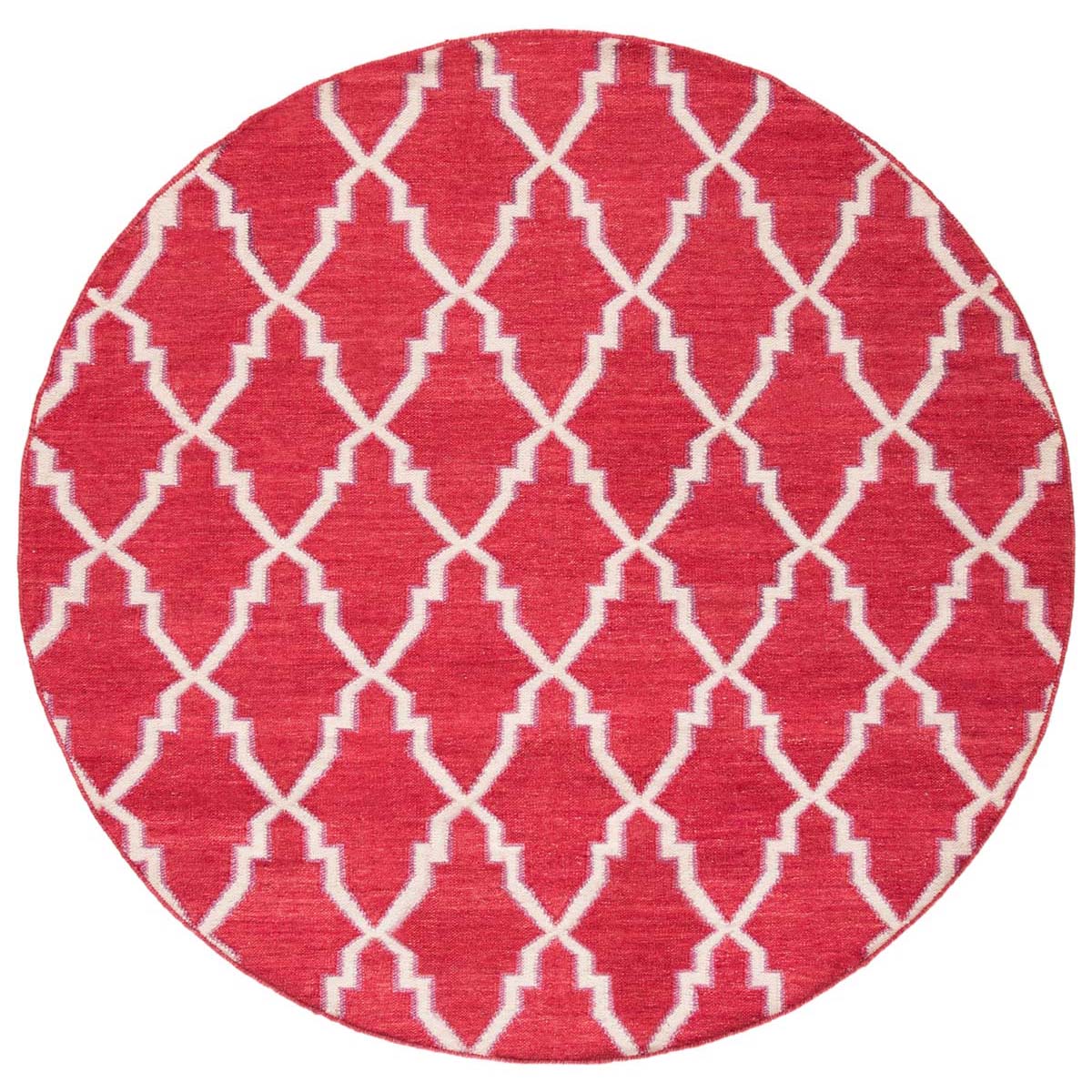 Safavieh Dhurries 564 Rug, DHU564 - Red / Ivory