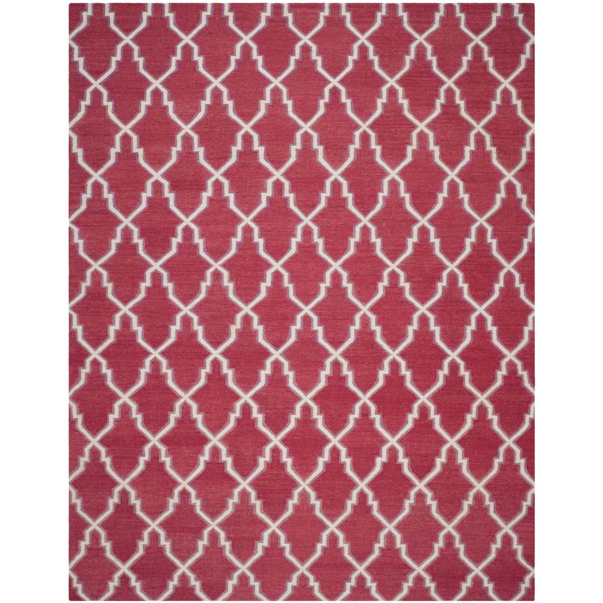 Safavieh Dhurries 564 Rug, DHU564 - Red / Ivory