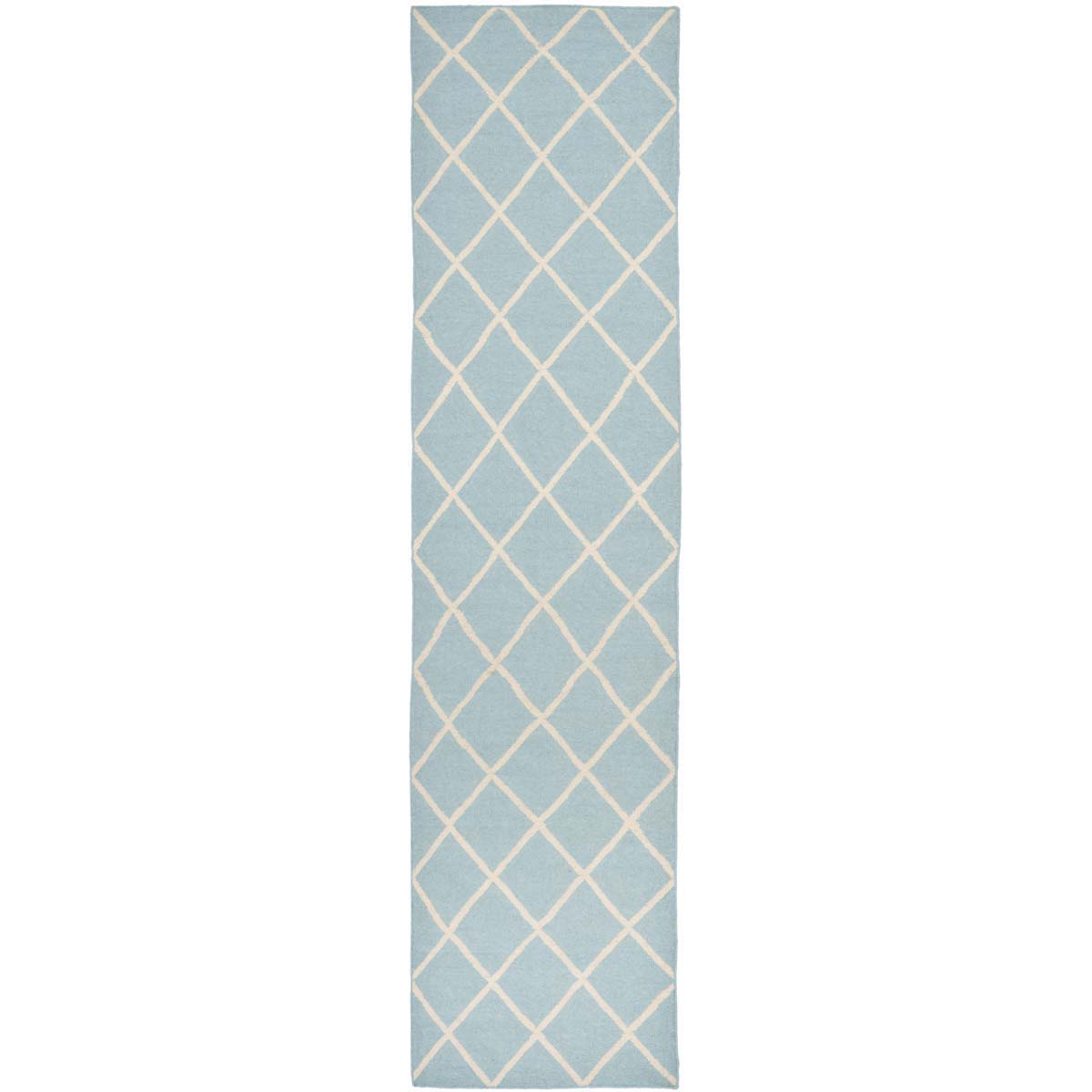 Safavieh Dhurries 565 Rug, DHU565 - Light Blue / Ivory