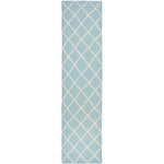 Safavieh Dhurries 565 Rug, DHU565 - Light Blue / Ivory