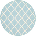 Safavieh Dhurries 565 Rug, DHU565 - Light Blue / Ivory