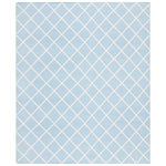 Safavieh Dhurries 565 Rug, DHU565 - Light Blue / Ivory