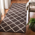 Safavieh Dhurries 565 Rug, DHU565 - Brown / Ivory