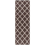 Safavieh Dhurries 565 Rug, DHU565 - Brown / Ivory