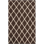 Safavieh Dhurries 565 Rug, DHU565 - Brown / Ivory