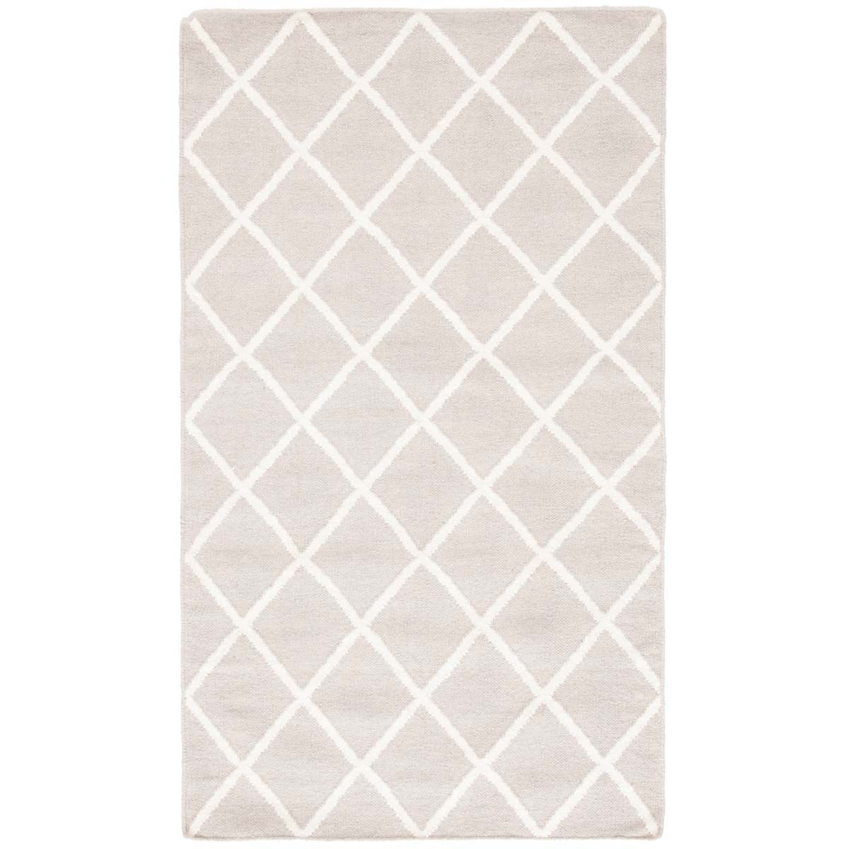 Safavieh Dhurries 565 Rug, DHU565 - Grey / Ivory