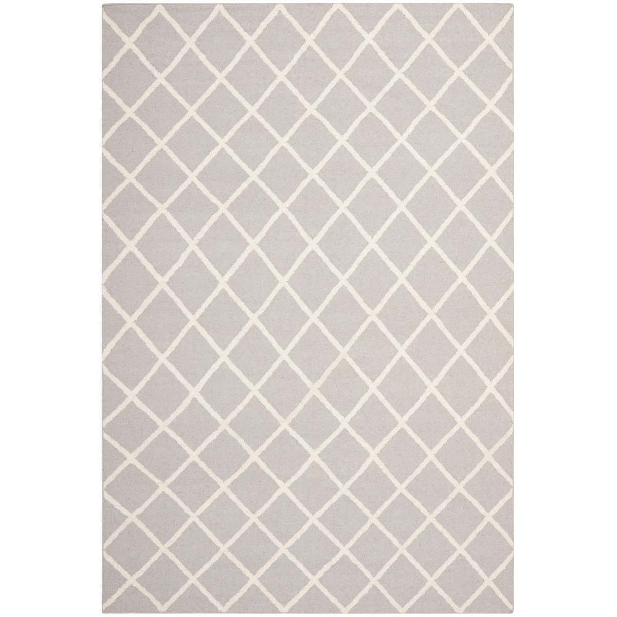 Safavieh Dhurries 565 Rug, DHU565 - Grey / Ivory