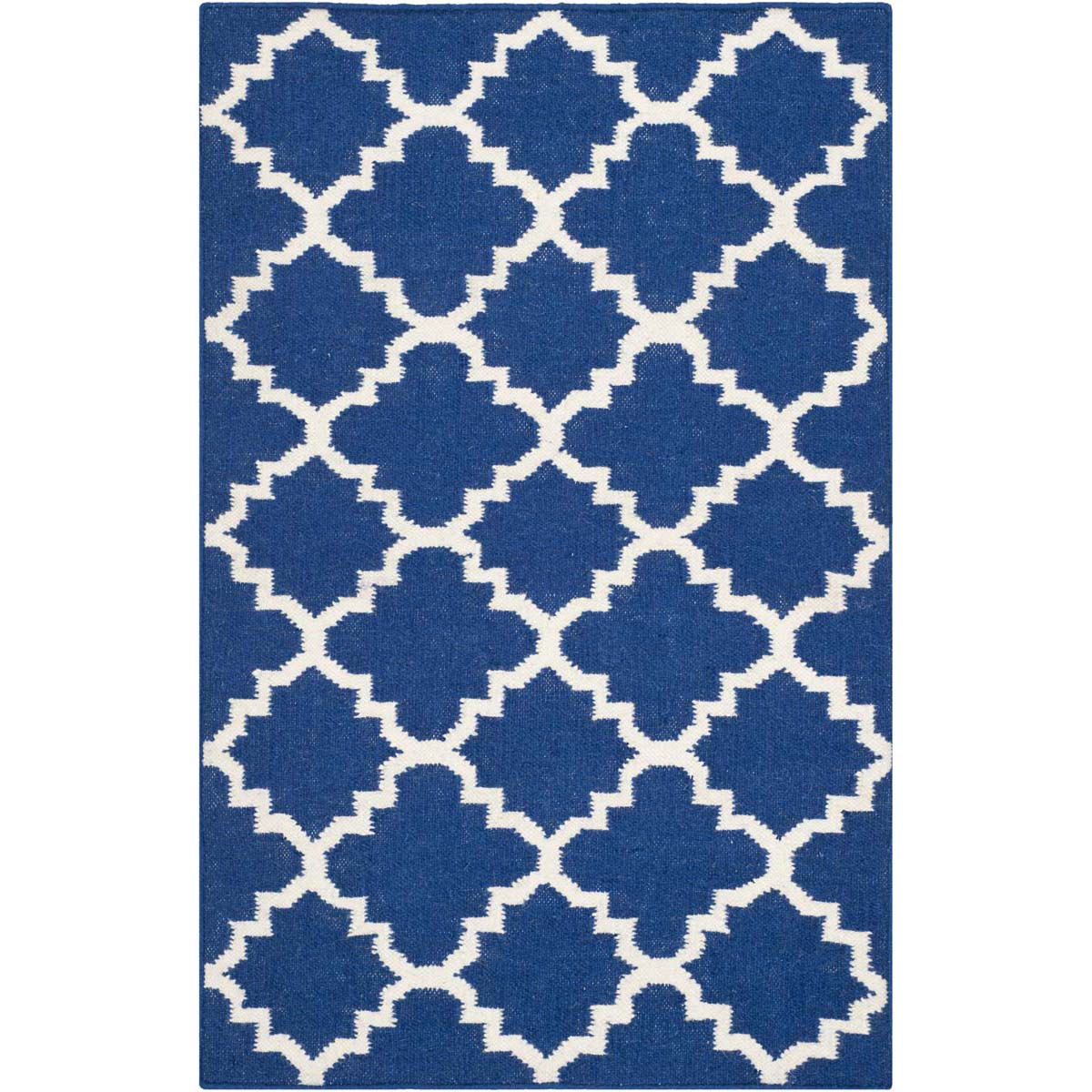 Safavieh Dhurries 566 Rug, DHU566 - Dark Blue