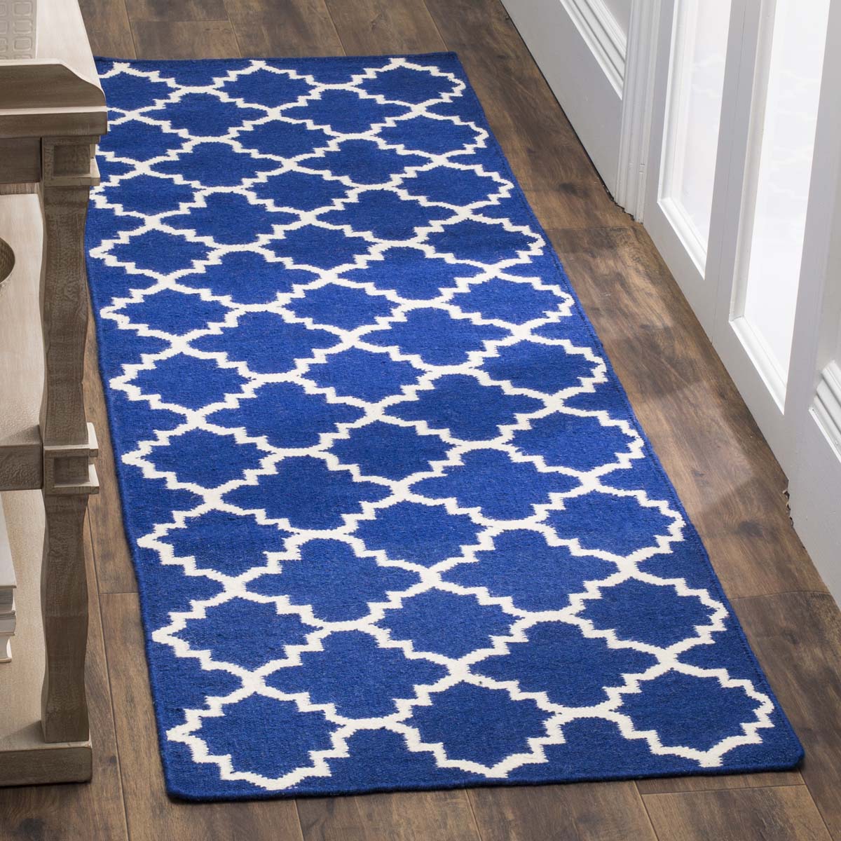 Safavieh Dhurries 566 Rug, DHU566 - Dark Blue