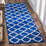 Safavieh Dhurries 566 Rug, DHU566 - Dark Blue