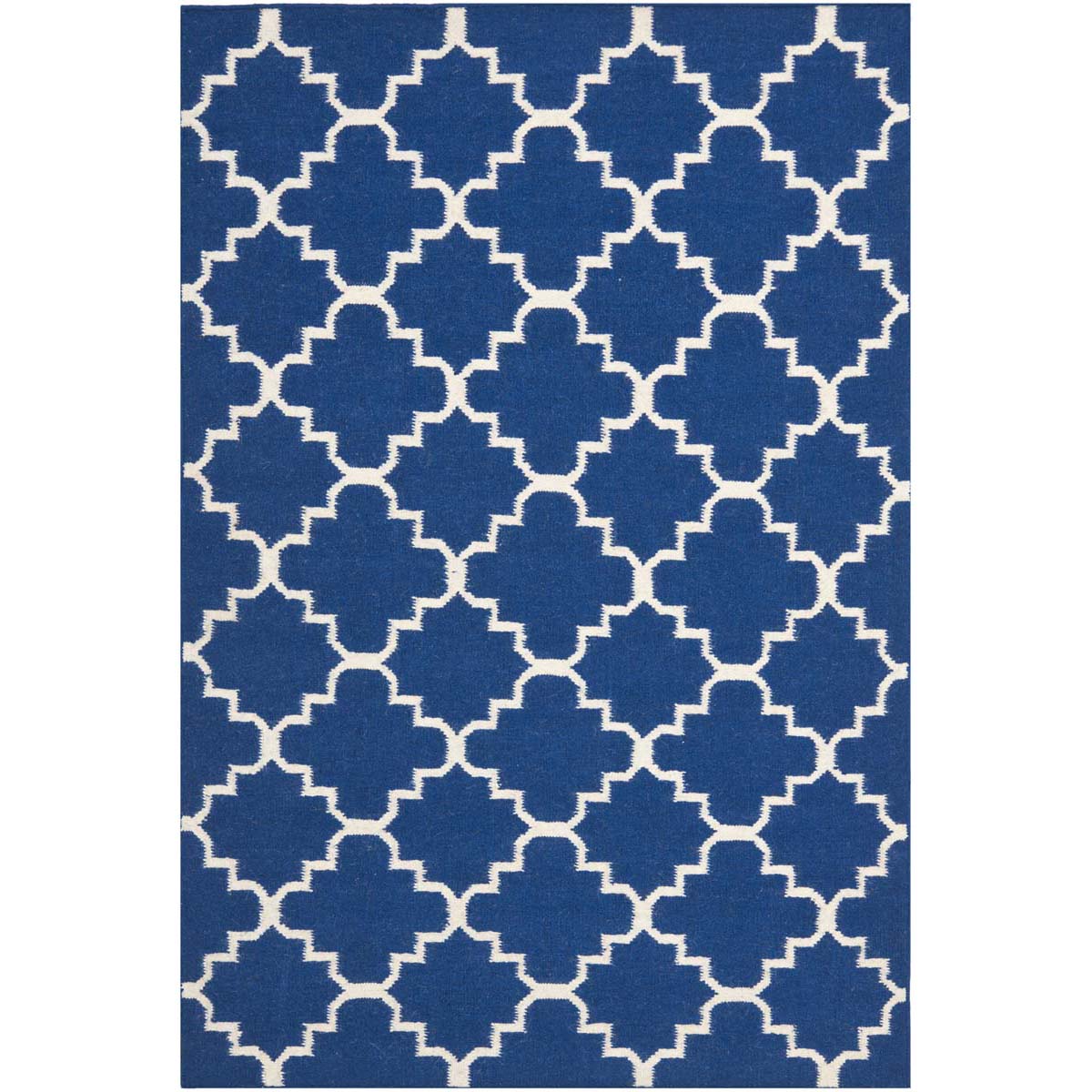 Safavieh Dhurries 566 Rug, DHU566 - Dark Blue