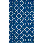 Safavieh Dhurries 566 Rug, DHU566 - Dark Blue