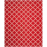 Safavieh Dhurries 566 Rug, DHU566 - Red / Ivory