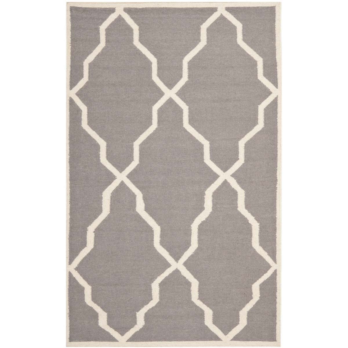 Safavieh Dhurries 567 Rug, DHU567 - Grey / Ivory