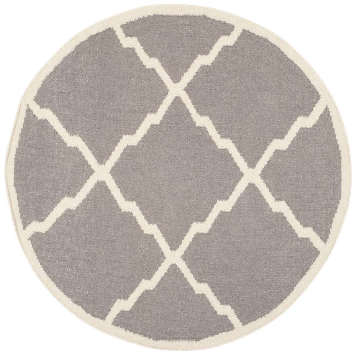 Safavieh Dhurries 567 Rug, DHU567 - Grey / Ivory