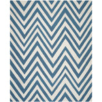 Safavieh Dhurries 568 Rug, DHU568 - Blue / Ivory