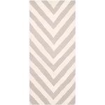 Safavieh Dhurries 568 Rug, DHU568 - Grey / Ivory