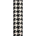 Safavieh Dhurries 570 Rug, DHU570 - Black / Ivory