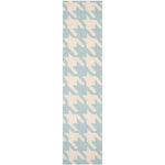 Safavieh Dhurries 570 Rug, DHU570 - Light Blue / Ivory