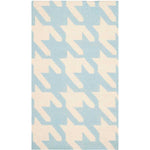 Safavieh Dhurries 570 Rug, DHU570 - Light Blue / Ivory