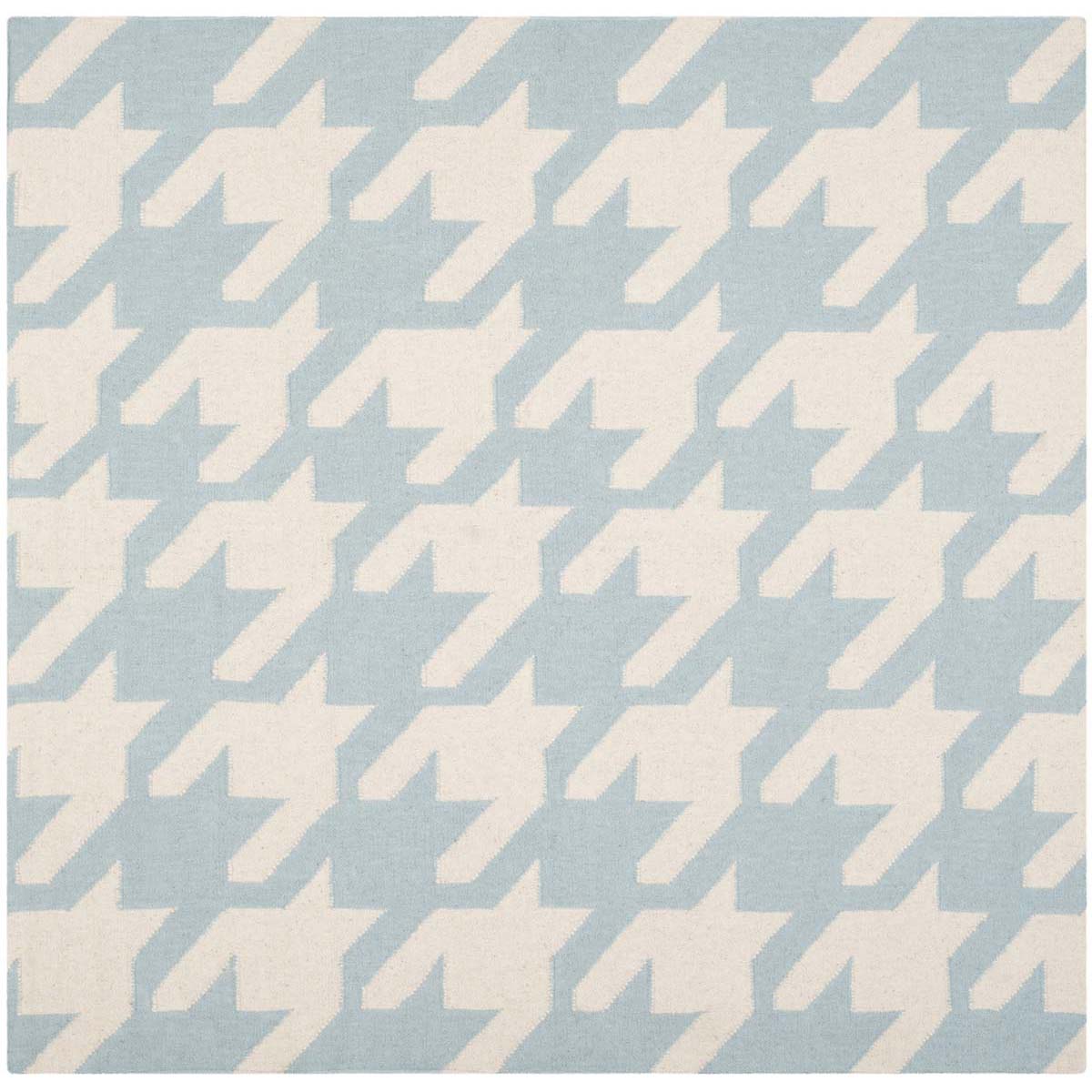 Safavieh Dhurries 570 Rug, DHU570 - Light Blue / Ivory