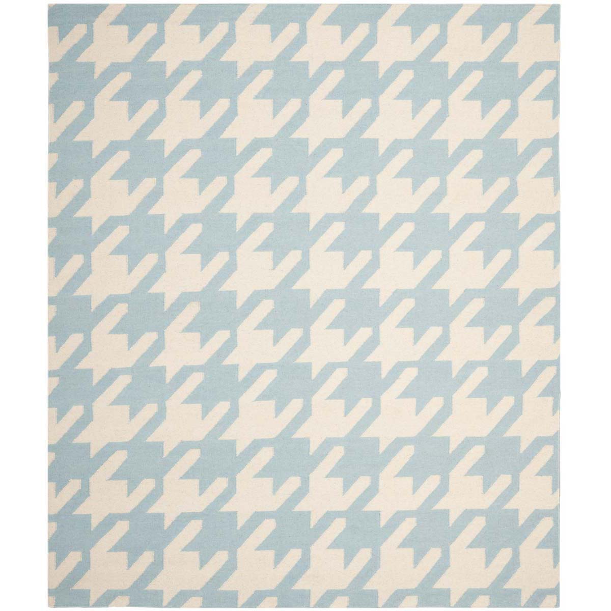 Safavieh Dhurries 570 Rug, DHU570 - Light Blue / Ivory