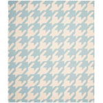 Safavieh Dhurries 570 Rug, DHU570 - Light Blue / Ivory