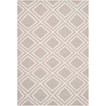 Safavieh Dhurries 571 Rug, DHU571 - Grey / Ivory