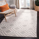 Safavieh Dhurries 571 Rug, DHU571 - Grey / Ivory