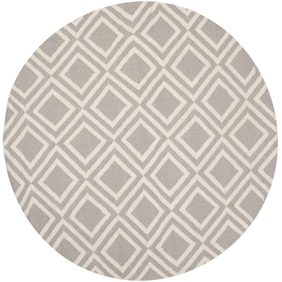 Safavieh Dhurries 571 Rug, DHU571 - Grey / Ivory