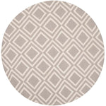 Safavieh Dhurries 571 Rug, DHU571 - Grey / Ivory