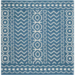 Safavieh Dhurries 572 Rug, DHU572 - Dark Blue / Ivory