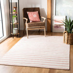 Safavieh Dhurries 575 Rug, DHU575 - Rust / Ivory