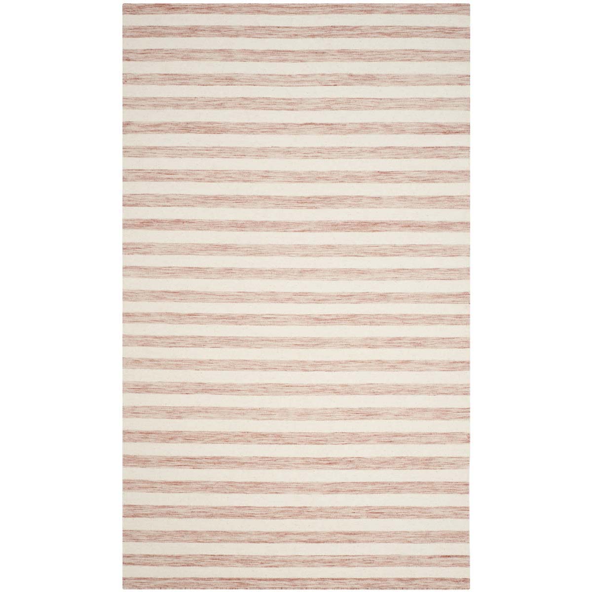 Safavieh Dhurries 575 Rug, DHU575 - Rust / Ivory